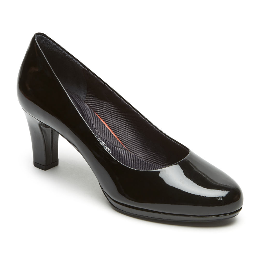 Pumps Rockport Mujer Mexico - Total Motion Leah Negros - ZCRUJ6804